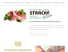 Tablet Screenshot of metzgerei-stracke.de